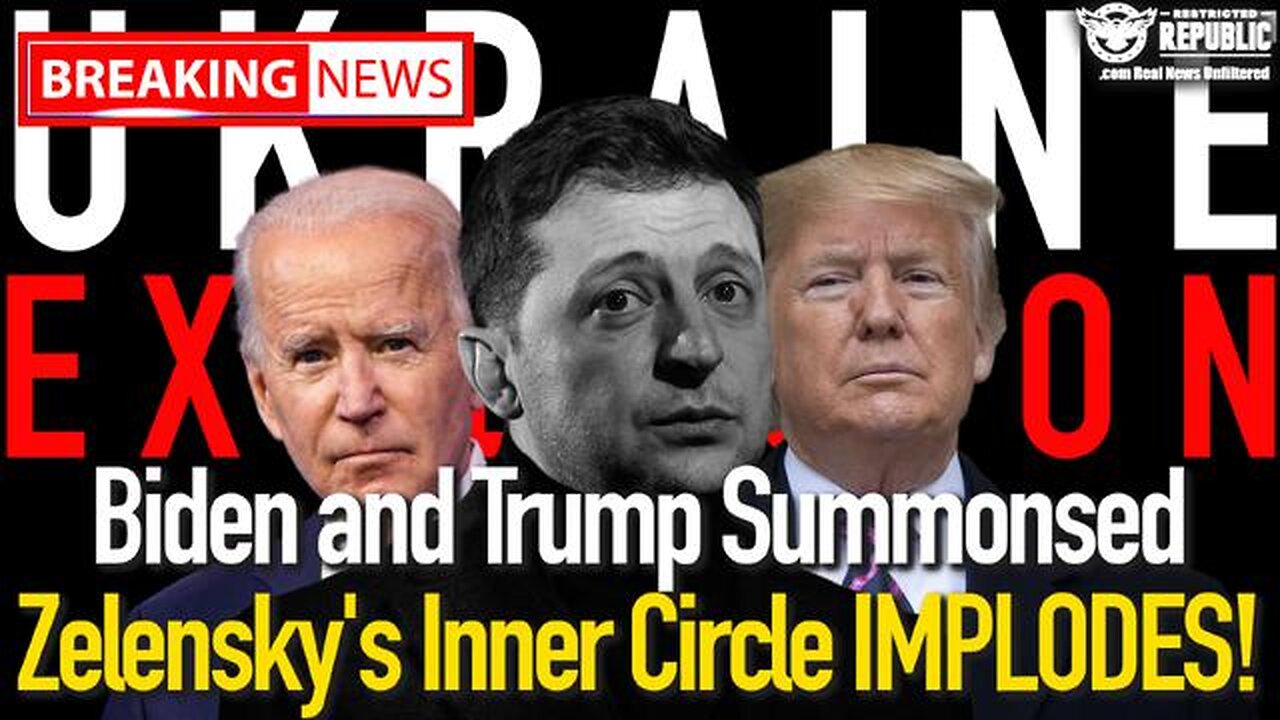 MAJOR UKRAINE EXPLOSION! BIDEN AND TRUMP URGENTLY SUMMONSED AS ZELENSKY'S INNER CIRCLE DEVASTATED!