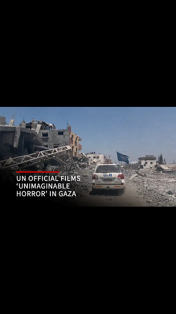 ‘Unimaginable horror’: UN official films destruction of northern Gaza