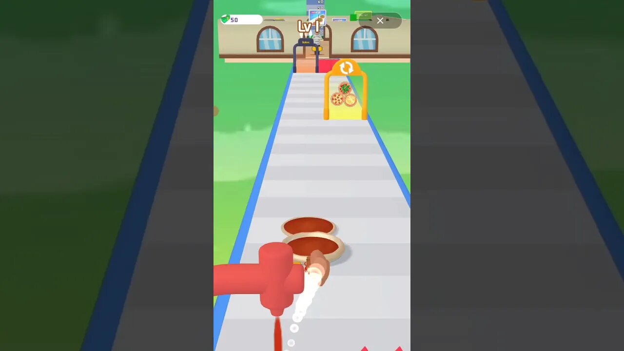 game in clip claps app, i want pizza