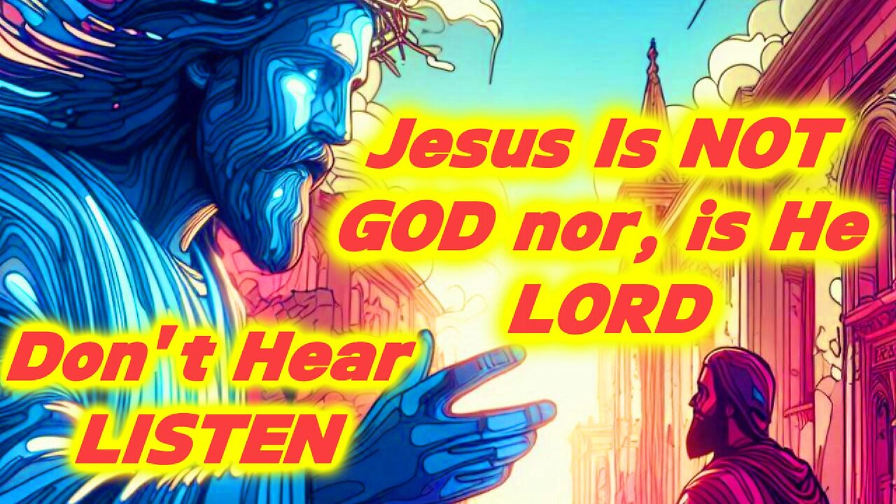 Jesus is NOT LORD