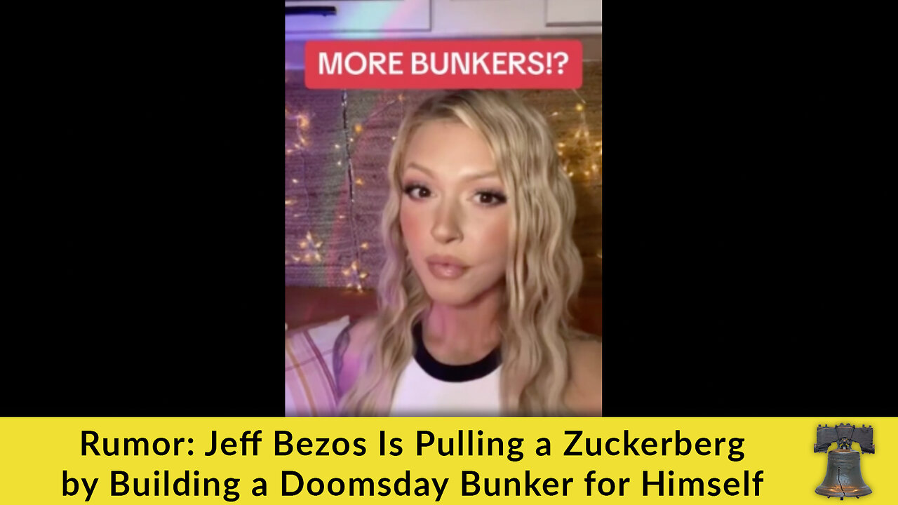 Rumor: Jeff Bezos Is Pulling a Zuckerberg by Building a Doomsday Bunker for Himself
