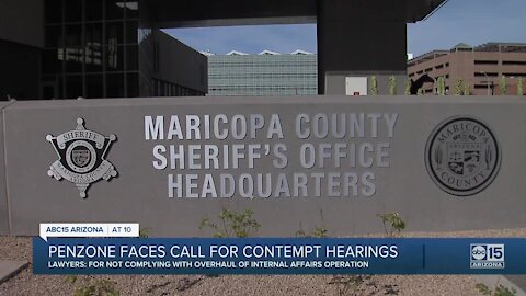 MCSO Sheriff Paul Penzone faces calls for contempt hearings