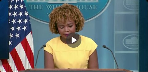 A reporter asks the WH press sec whether the decision not to allow reporters...