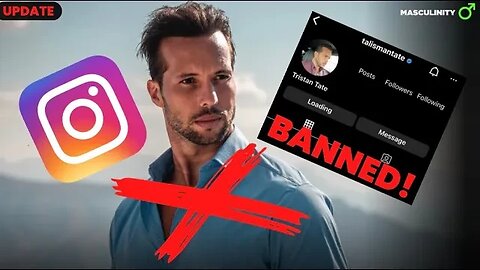 Tristan Tate Just Got Deleted From Instagram 😳