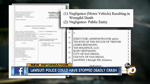 Lawsuit: police could have stopped deadly crash