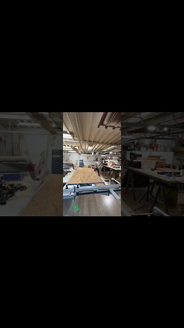 Big saw Small guy #shorts #woodworking #subscribe #trending #shortvideo #tablesaw