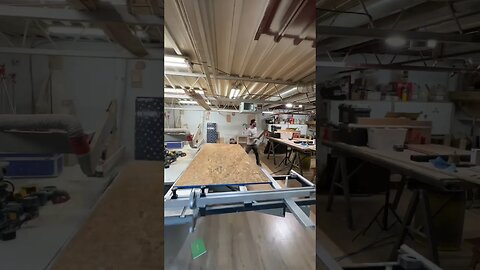 Big saw Small guy #shorts #woodworking #subscribe #trending #shortvideo #tablesaw