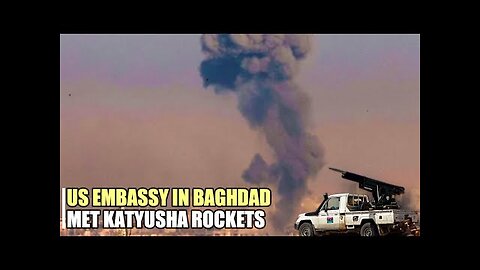 Loud explosions heard at the US embassy in Baghdad