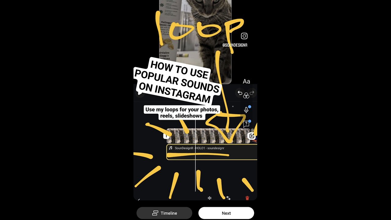 How to use popular sounds on Instagram #tutorial #instagram #sounds #musicloops