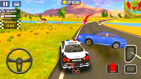 HD police vs gari game #666 police Gameplay Best Car Games Drift Gari Driving 2023 Android