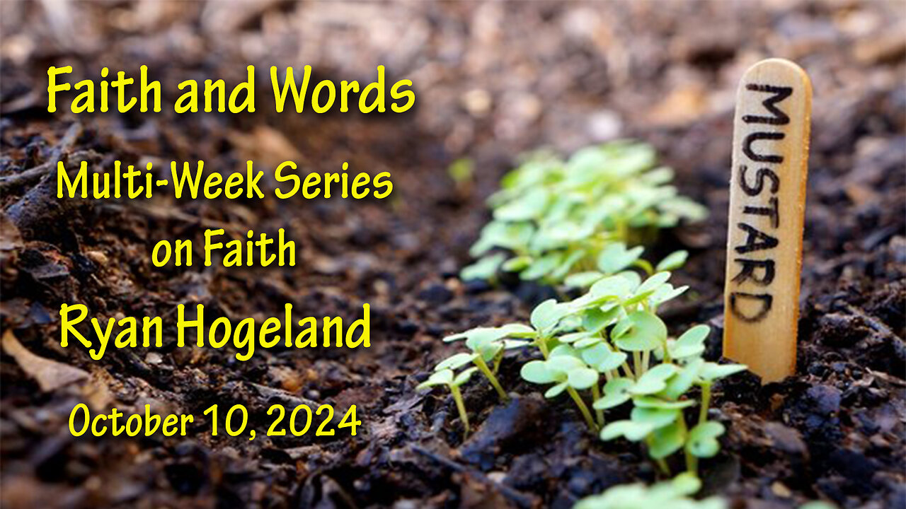 Faith and Words - Ryan Hogeland