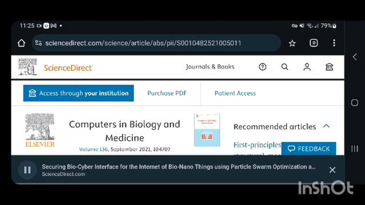 Securing Bio-Cyber Interface for the Internet of Bio-Nano Things using Particle Swarm Optimization