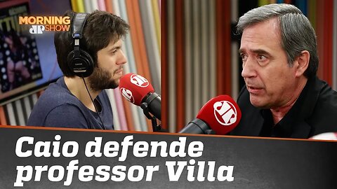 Caio Coppolla sai em defesa do professor Villa