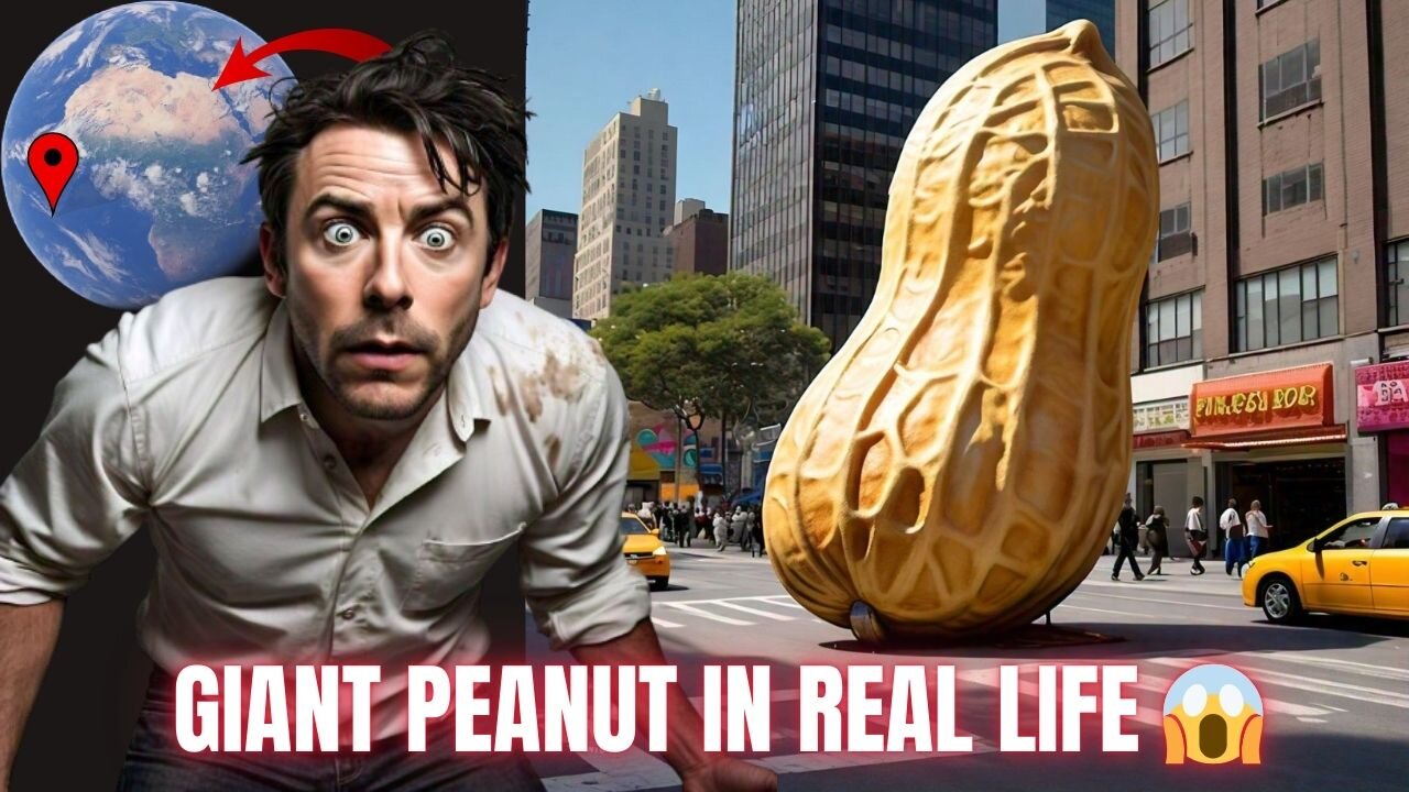 i found giant peanut 🥜 in real life on google earth and google maps