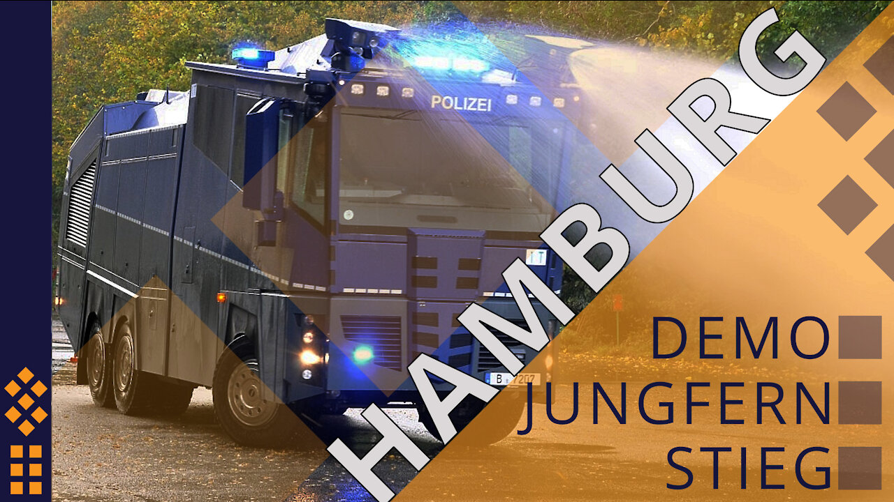 Hamburg - Wasserwerfer kommen....