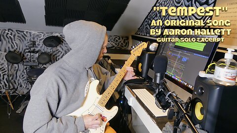 "Tempest" an Original Song by Aaron Hallett Guitar Solo Excerpt
