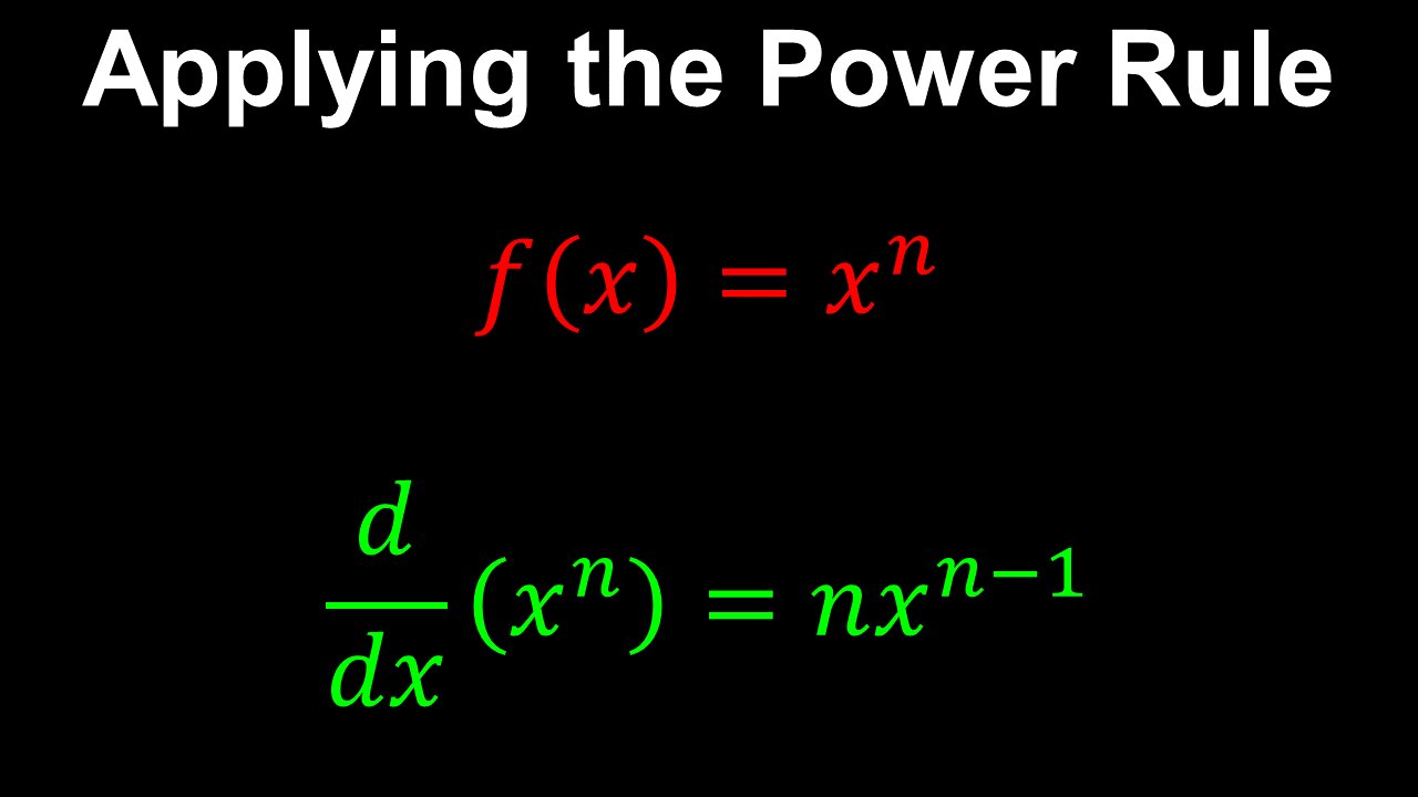 Applying the Power Rule - AP Calculus AB/BC