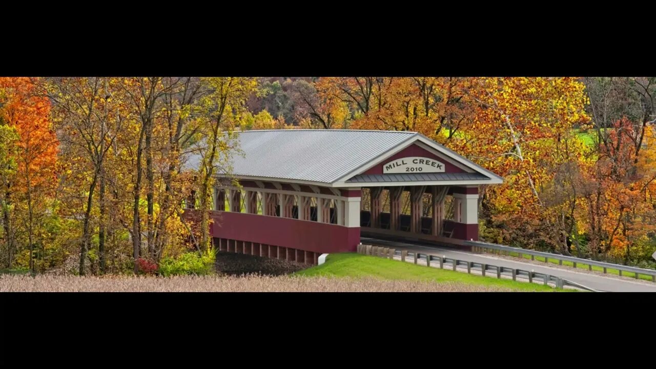 Covered Bridge in Ostrander Ohio #ostrander