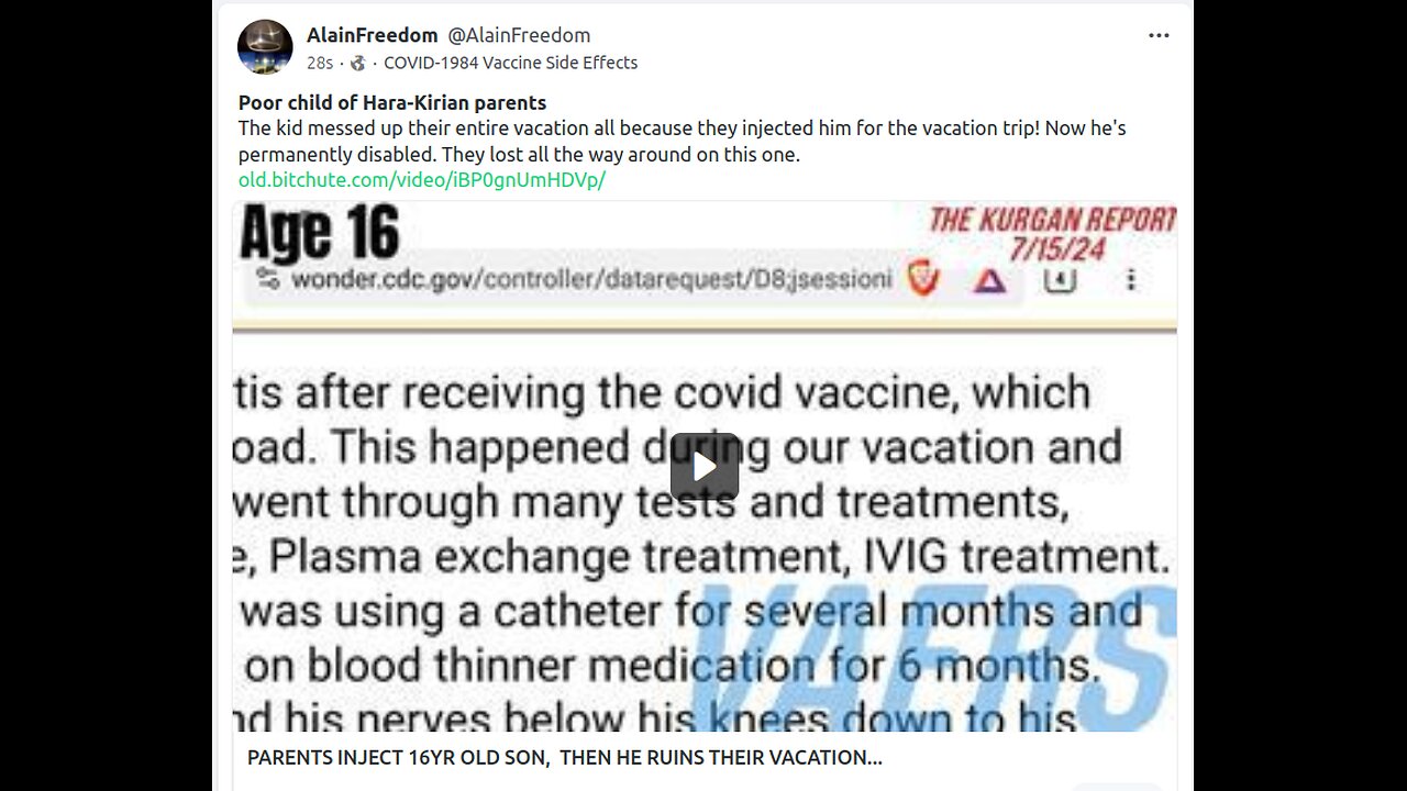 PARENTS INJECT 16YR OLD SON, THEN HE RUINS THEIR VACATION...