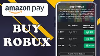 HOW TO BUY ROBUX WITH AMAZON PAY