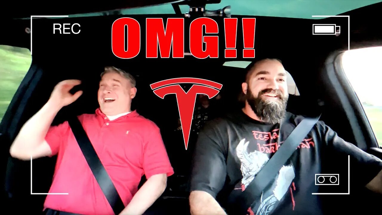 OMG!! - Tesla Model X PLAID! - Tesla Acceleration and Features! - Mind BLOWN! - Tesla Test Ride!