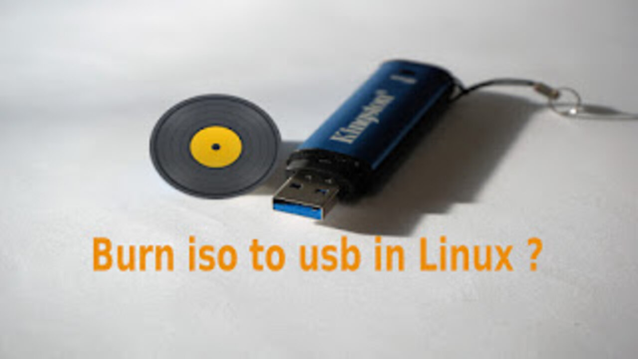 burn iso to USB