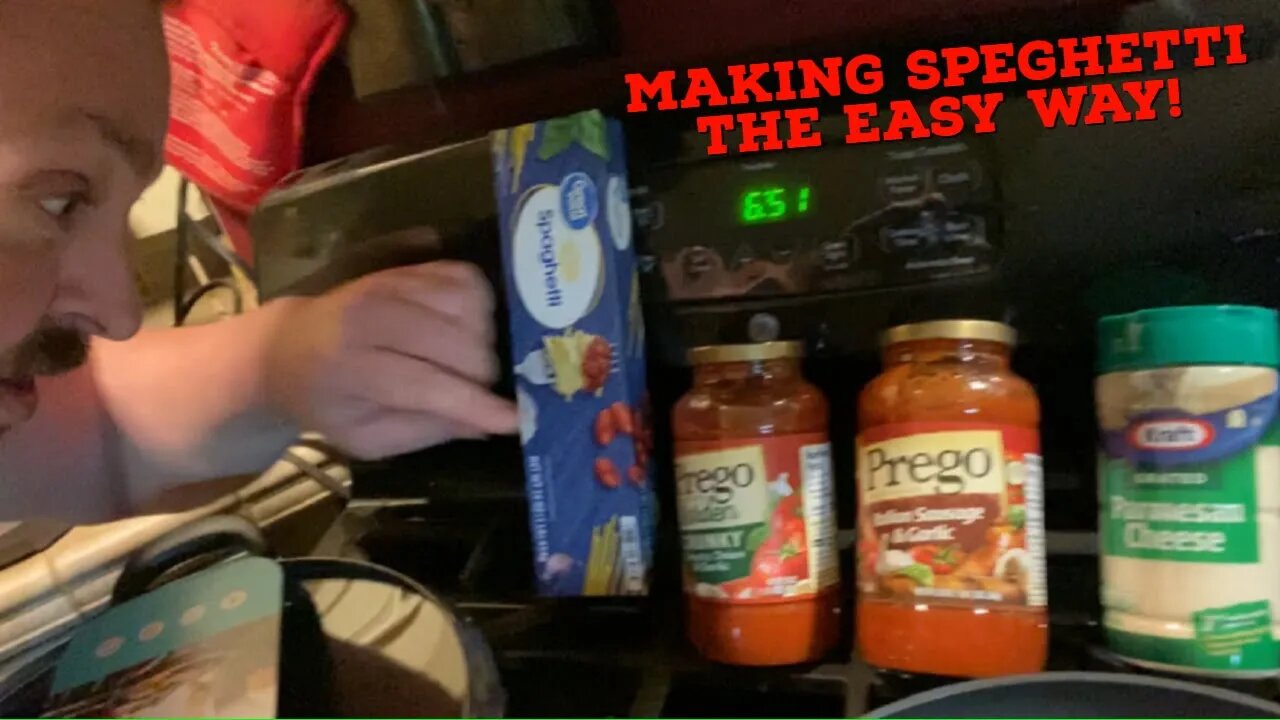 Making Speghetti The Easy Way With Prego Sauce