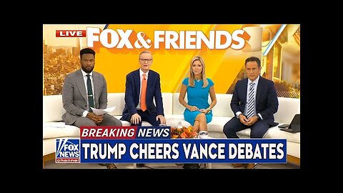 FOX and Friends 10124 FULL END SHOW ᖴO᙭ ᗷᖇEᗩKIᑎG ᑎEᗯS Tᖇᑌᗰᑭ October 1, 2024