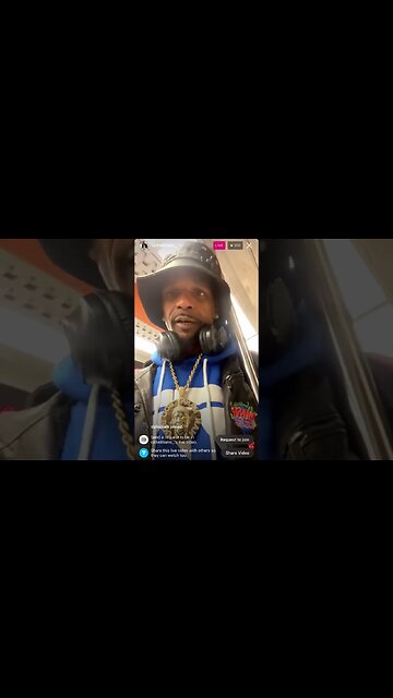 CHARLESTON WHITE IG LIVE: Charleston With A Quick Short Message At The AirPort (19-02-23)