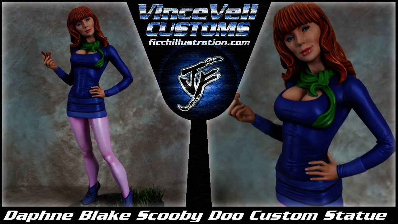 Daphne Blake Scooby Doo Custom statue From Sideshow Batgirl Premium Fromat