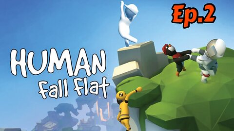 human fall flat[Ep.2]hanging on the roller coaster of my dteah China w/Tailsly,City,Neko,Max