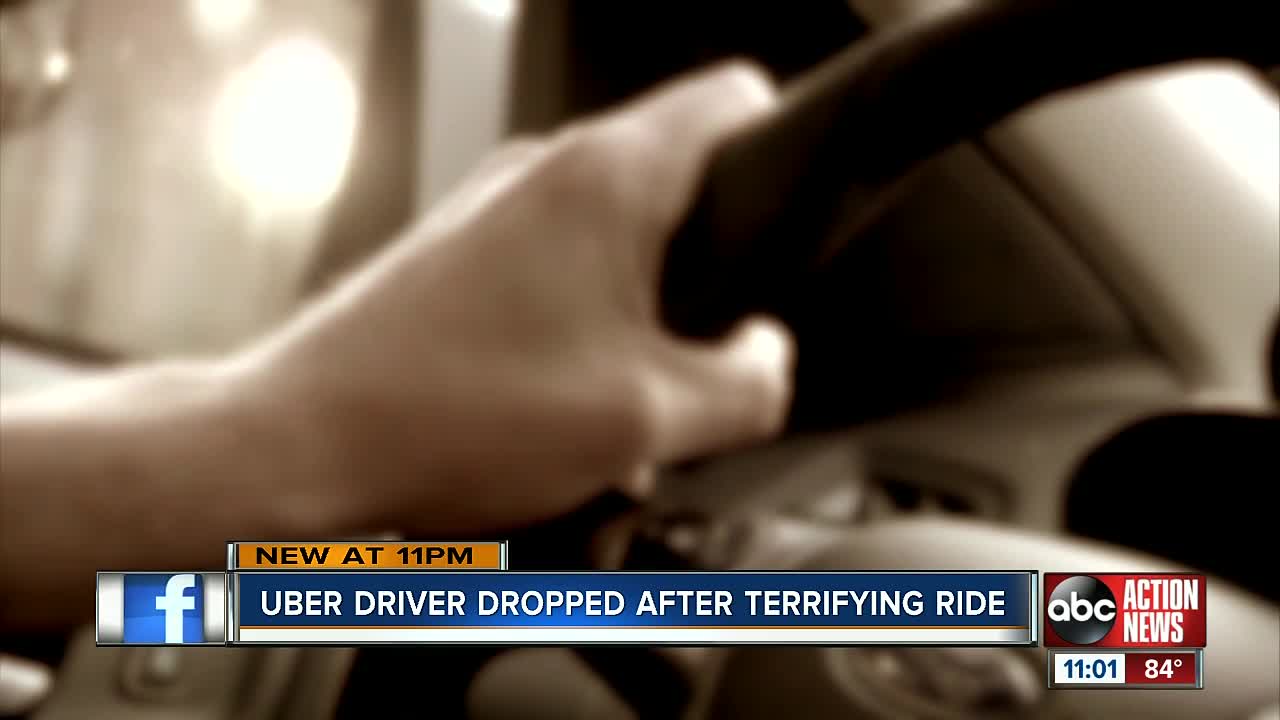 Sarasota woman says Uber driver wouldn't let her out of car