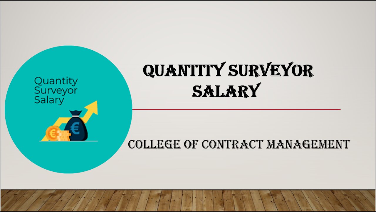 Quantity Surveyor Salary