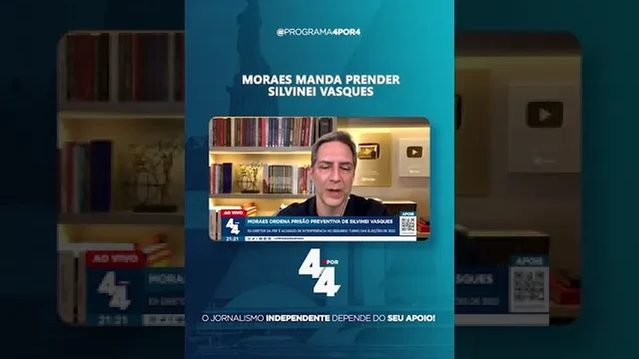 Moraes ordena prisão de ex-diretor da PRF por suposta interferência na eleição #shorts