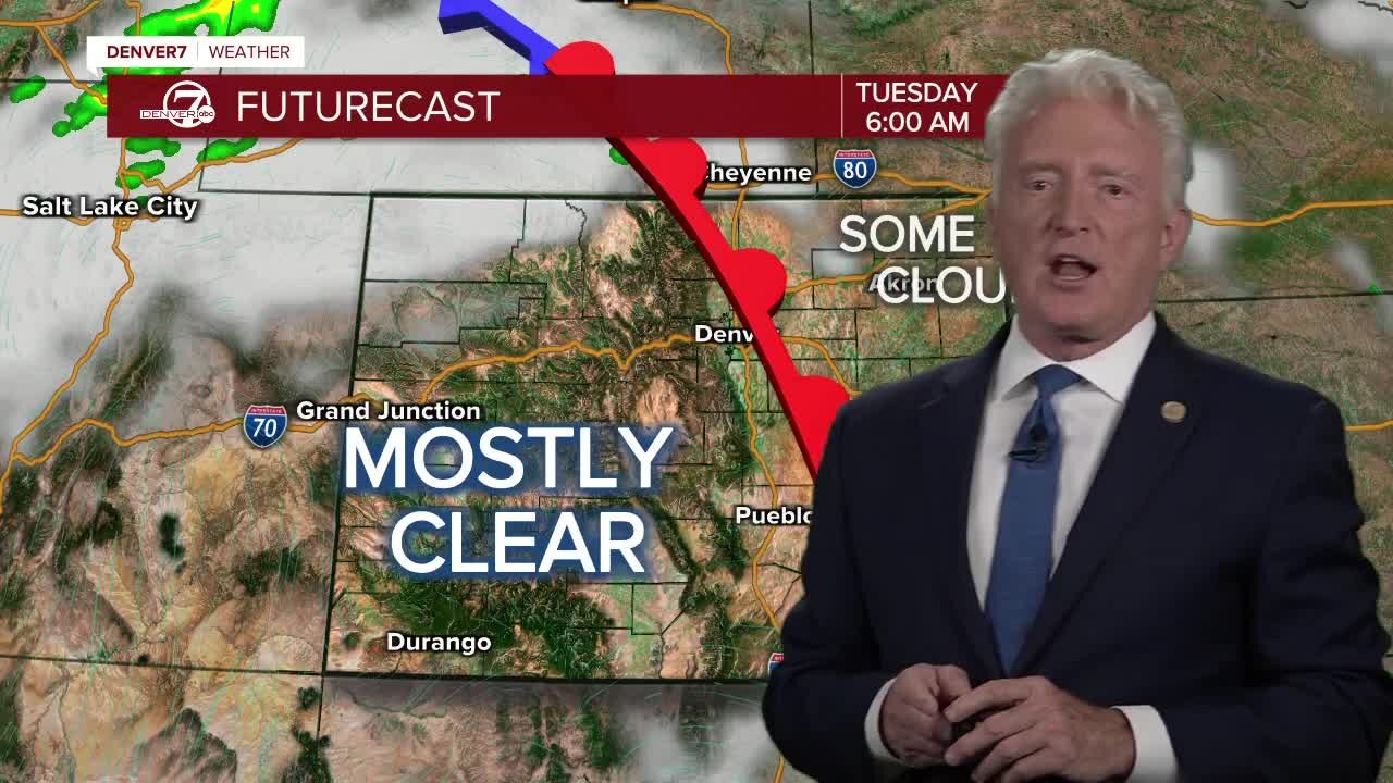Warmer and drier weather this week across Colorado