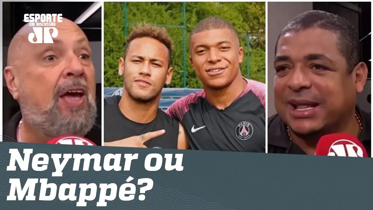 "Querer Neymar, Barça? E o Mbappé?" Nilson Cesar e Vampeta DISCORDAM!