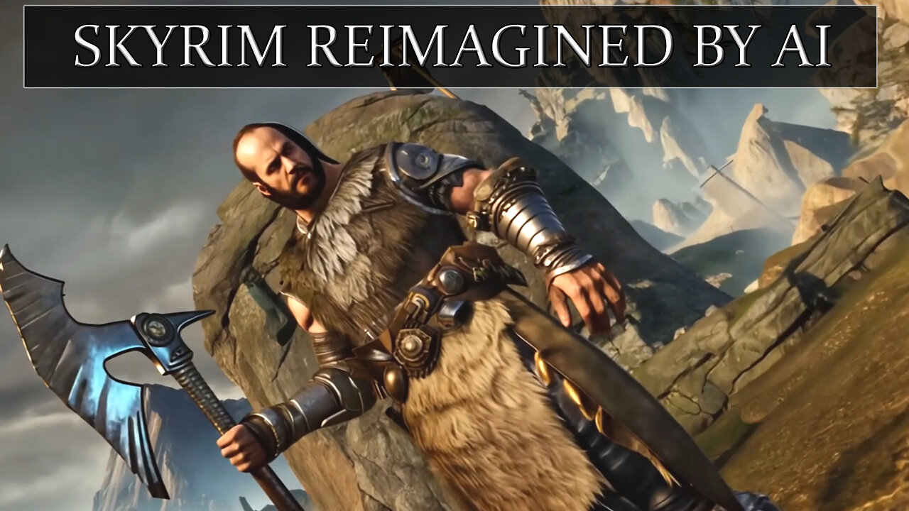 Skyrim Reimagined by AI #aianimation #skyrim #runway #runwaygen3