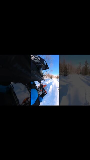 still on 2 wheels 😎 #dirtbike #2stroke #wintersports #ktm #moto #enduro