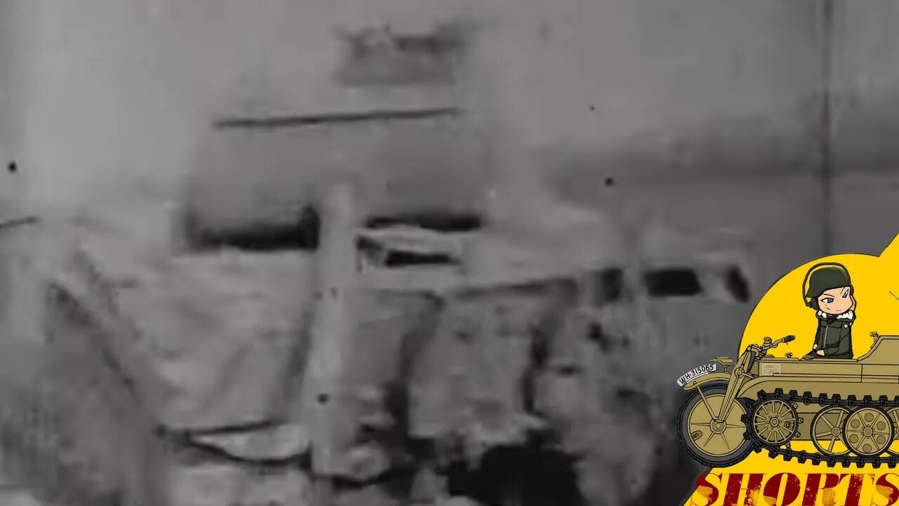 Several Panther tanks abandoned next to the road #shorts 64