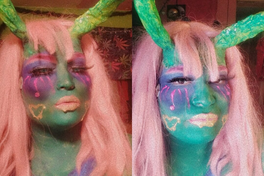 glam alien makeuptutorial