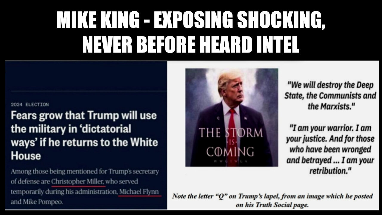 Mike King Exposing Shocking - Trump Is Still President - CIC - 9/19/24..