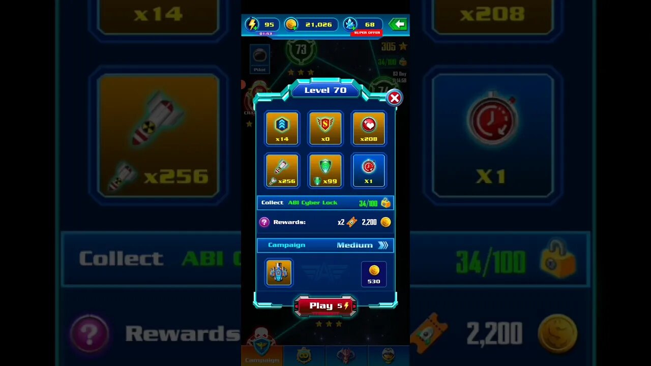 GALAXY ATTACK ALIEN SHOOTER - LEVEL 070 MEDIUM