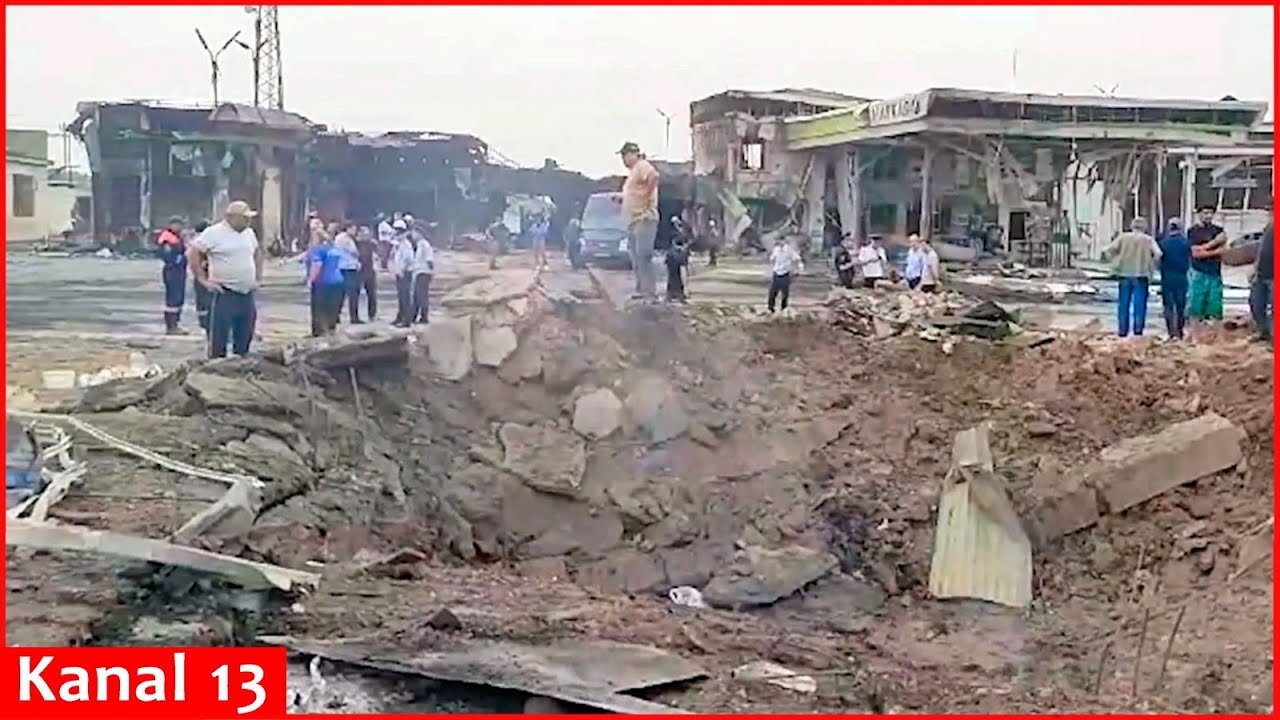 "Our houses are destroyed" - Images of destroyed houses in Russia's Kursk where fighting occurred