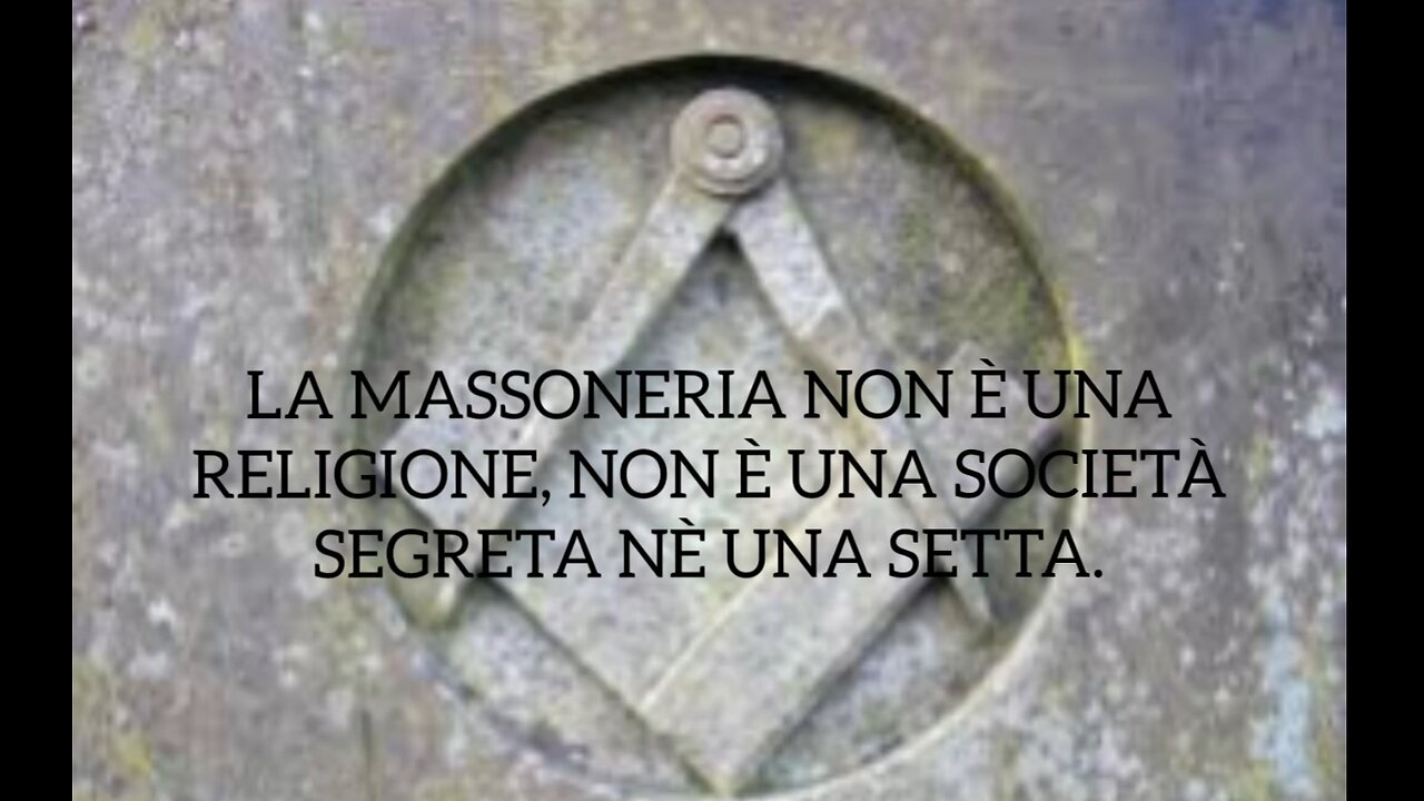 La Massoneria spiegata in un minuto DOCUMENTARIO LA MASSONERIA NON è UNA RELIGIONE ma un culto misterico pagano NON è UNA SOCIETà SEGRETA ma un associazione INIZIATICA di adepti detti massoni che si incontrano in templi materiali detti logge