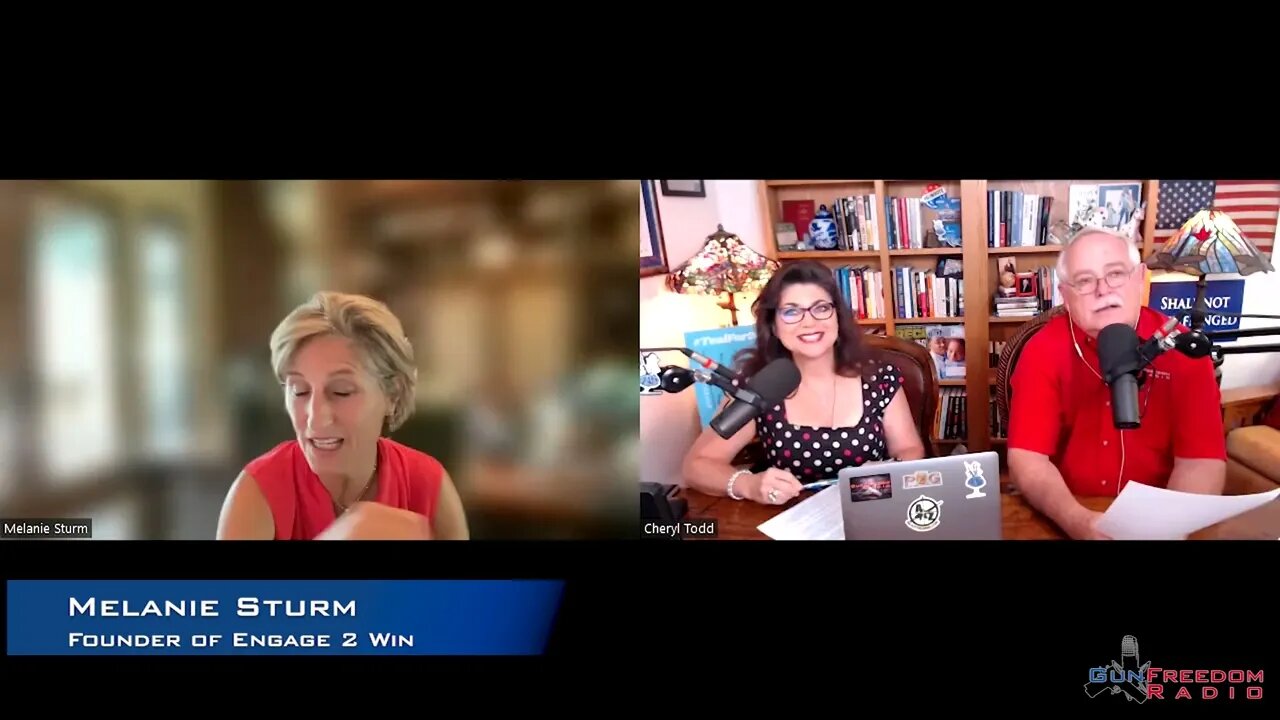 GunFreedomRadio EP387 Engage To Win with Melanie Sturm