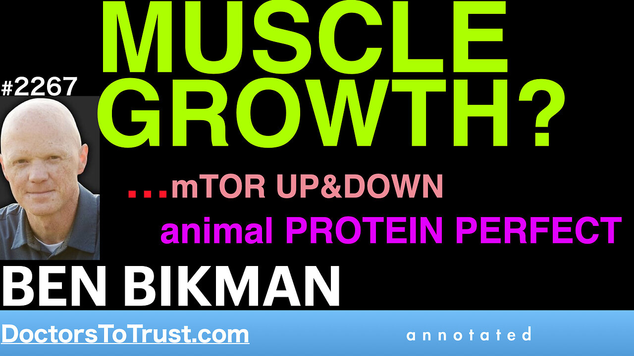 BEN BIKMAN | MUSCLE GROWTH?…mTOR UP&DOWN animal PROTEIN PERFECT