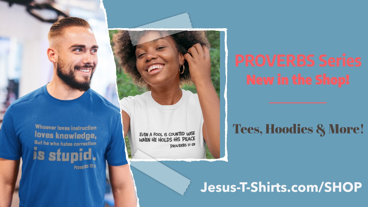 PROVERBS SERIES Mockup Video #25 by Jesus T-Shirts