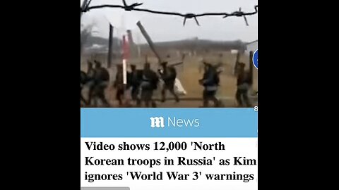 Video Reportedly Shows 12,000 North Korean Troops Entering Russia 🇷🇺