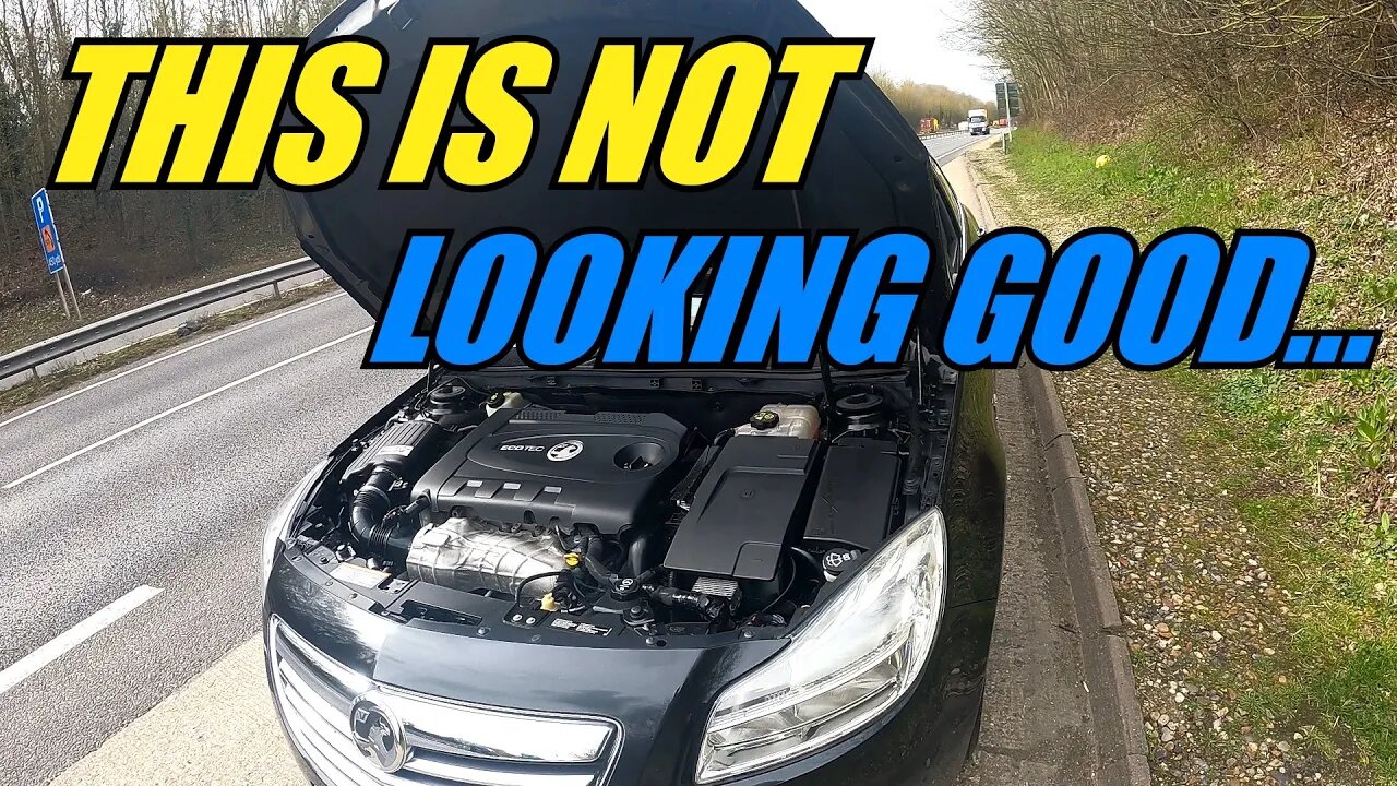 This is Not Looking Good, Coffee Run Gone Wrong Vauxhall Insignia SRi | Moto Vlog.