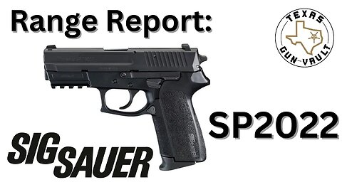 Range Report: Sig Sauer SP2022 (The last pistol of the Sig Pro series)